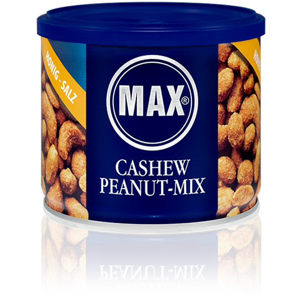 MAX Cashew Peanut Mix, Honig- Salz (Karton)